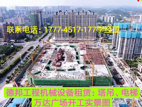 萬(wàn)達(dá)廣場(chǎng)、岳麓青城一二三期   租賃塔吊、電梯實(shí)情